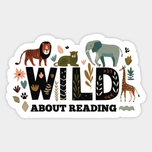 WILD About Reading Sticker